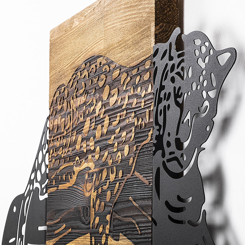 Décoration murale en bois