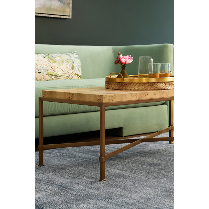 Hardwick Solid Wood Coffee Table, Brown