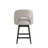 Cy Solid Wood Upholstered Counter Height Or Bar Height Swivel Barstool With Fabric Seat - Set Of 3-1150117245-1150117246