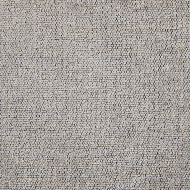 Canapé en chenille avec accoudoirs carrés, Gris