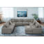 Canapé Agey Degeorge de style moderne à 8 places avec repose-pieds Avery-1576033877