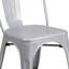 Commercial GradeMetal Indoor-Outdoor Stackable Chair-256719317