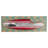 Rectangular Burlap Covered "Beach Closed" Shark Bite Surfboard Wall Art 24"