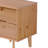 Solid Wood Groove Handle 2-Drawer Nightstand-1938563877