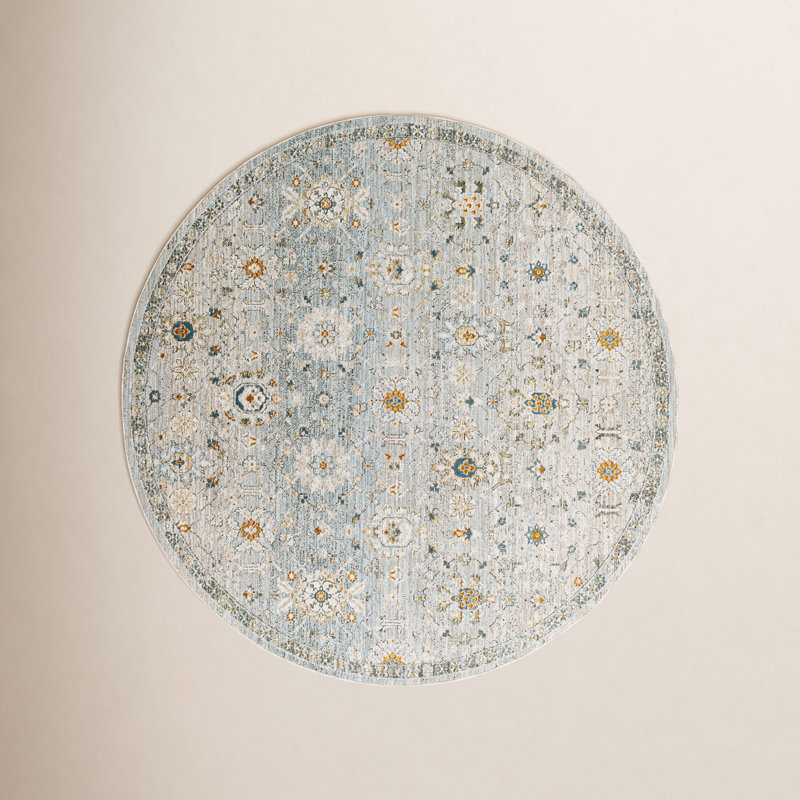 Tahoma Oriental Indoor Rug, Round 7'10"