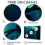 «Deep Ocean Orka God Rays - Coastal Animal», reproduction d'art mural-1343089335-1343089331