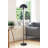 Vega Dome Floor Lamp - Black-419497365