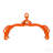 28In Log Lifting Tongs 4 Claw Solid Steel Log Grapple Swivel Log Tools