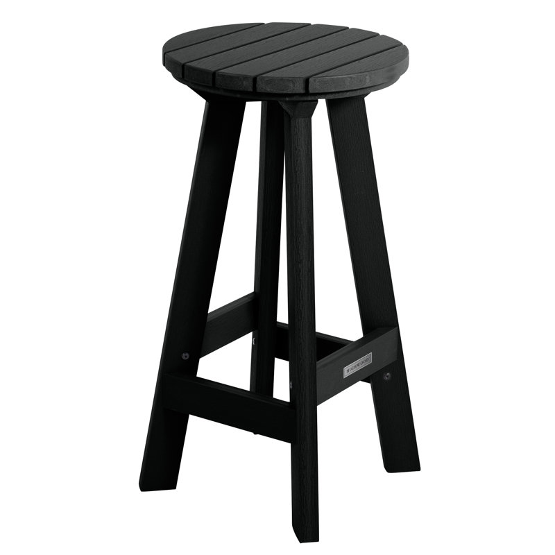 Tabouret de bar 15 po Preister, Noir