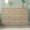 Commode double 6 tiroirs l 46,45 po Avigail
