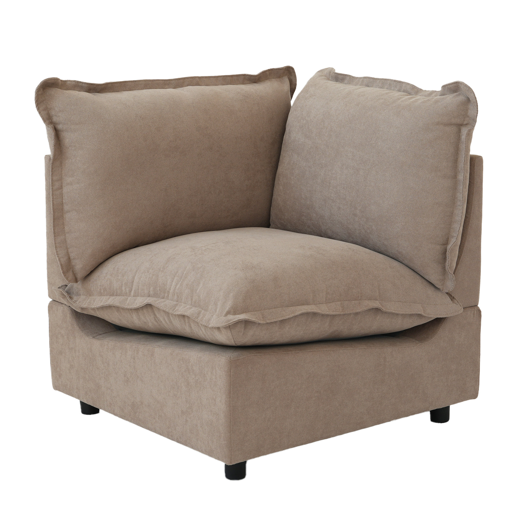 Latitude Run® Moncada Upholstered Modern Linen Fabric Conner Chair ...