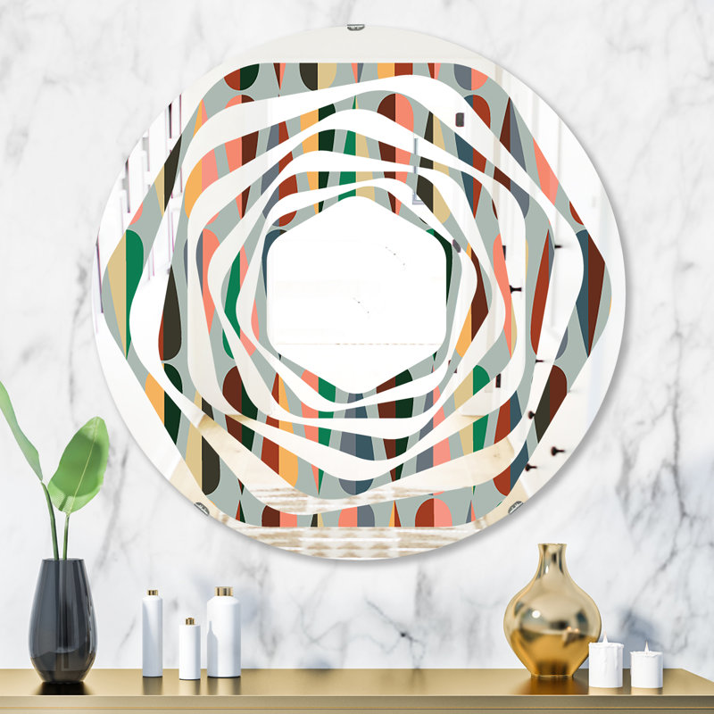 Miroir mural Whirl, 31,5 po x 31,5 po