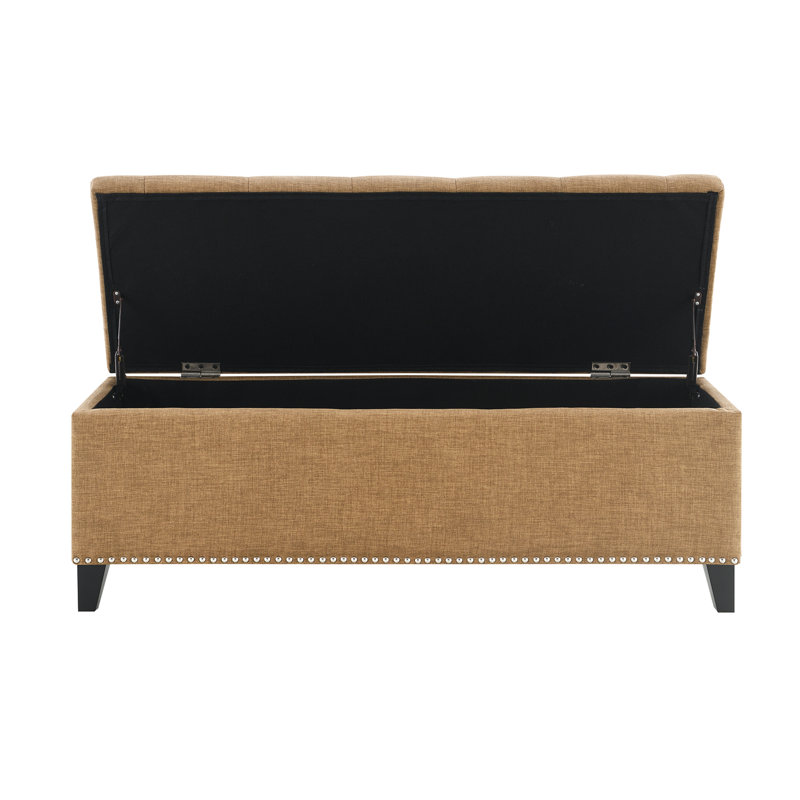 Banc de rangement brun, Brun