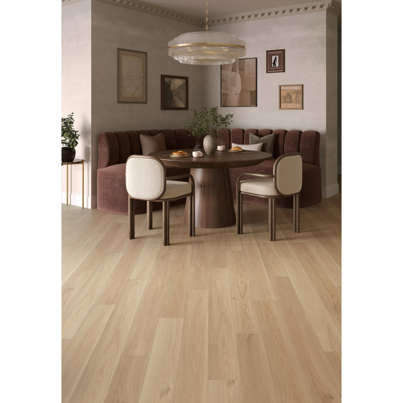Nouvelle planche de vinyle de luxe Adura Flex avec Microban Noble Oak 7 po x 60 po x 2,5 mm en feuille sèche avec couche d'usure de 20 mil