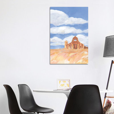 Wheatfield Barn I by Annie Warren - Wrapped Canvas Print