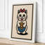 Welcoming Fortune Cat Japandi 1 Piece Wrapped Canvas Wall Art-1063834965-1063834988