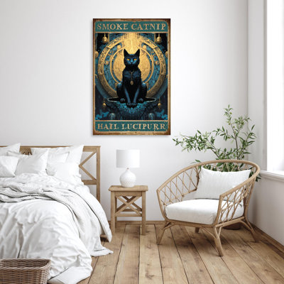 " Black Cat Smoke Catnip "