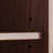 Nut-Brown Modern Solid wood rotating bookshelf