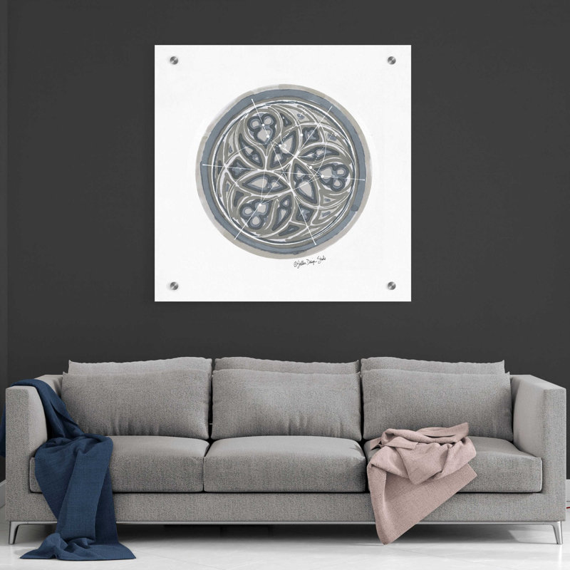 'Geometry Study 3' by Stellar Design Studio, Acrylic Glass Wall Art, 36" H x 36" W x 0.2" D