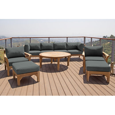 Monterey Outdoor 7 - Piece Teak Conversation Set
