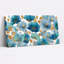 Ensemble de 1 tableau mural aquarelle à motif de coquelicot bleu-440045925