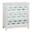 Commode décorative carrée 3 tiroirs Amias