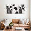 Impression sur toile simple et abstraite-93061317