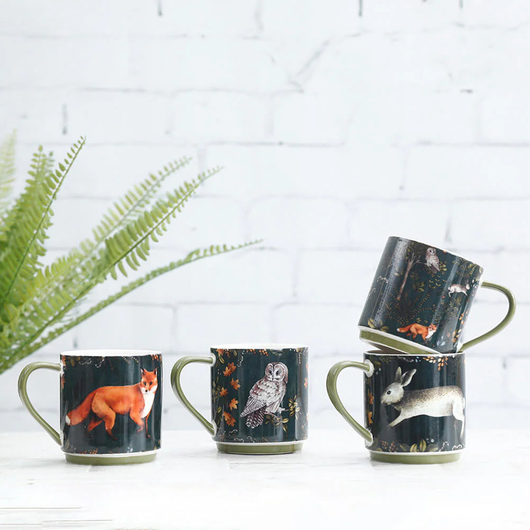 Bone China Latte Mug