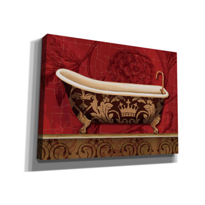 Art mural sur toile Bloomsbury Market «Royal Red Bath II» par Lisa Audit