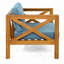Fauteuil club d'extérieur en bois d'acacia-224665562