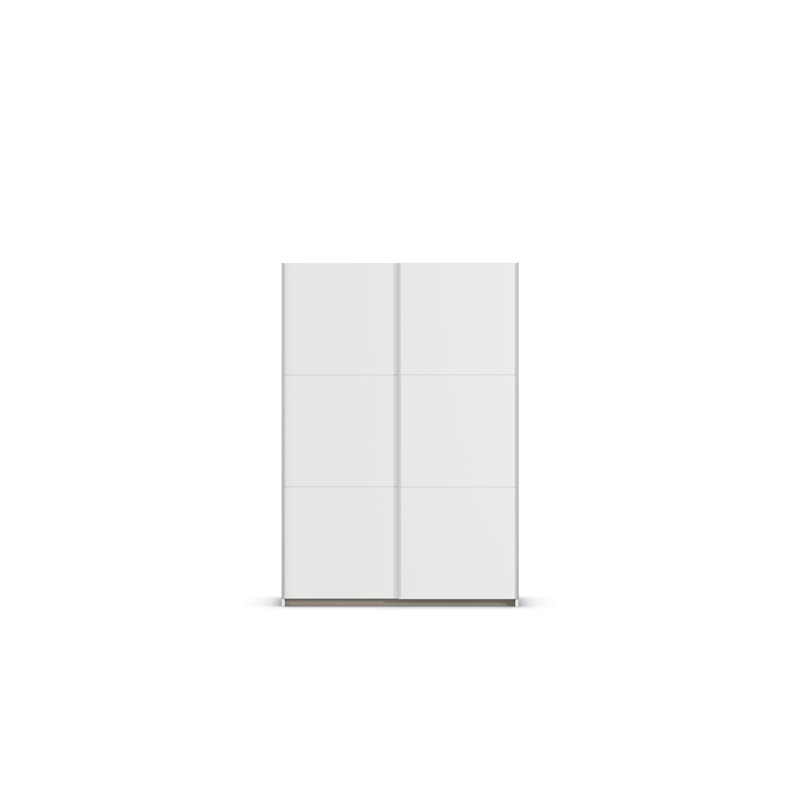 Sejo 2 Sliding Door Wardrobe W 131 cm, H 191 cm, Alpinwhite INCL. Delivery and Assembly