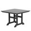 Poly  5-Piece Square Table Garden Arm Chair Dining Set-106958236