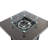 25" H X 30" W Steel Outdoor Fire Pit Table With Lid