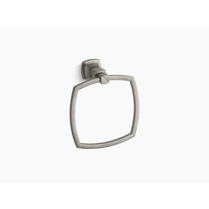 Margaux® Wall Mounted Towel Ring, Vibrant Brushed Nickel