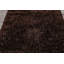 Tapis multicolore en polyester à poils longs fabriqué à la main chocolat, blanc-2118311061