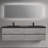 72" Floating Single/ Double Bathroom Vanity Wall-Mounted Vanity with Integrated Quartz Top, 2 Basins, 4 Soft Close Drawers-523937959