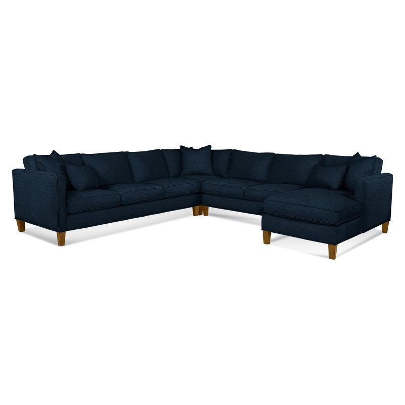 Sectional, Gray Sugar Performance; 0863-84, Right Hand Facing, Havana