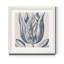 Indigo floral sur lin VI - reproduction encadrée de qualité supérieure - prêt à être accroché - impression encadrée sur papier-1607622978-1607622983-1607652894