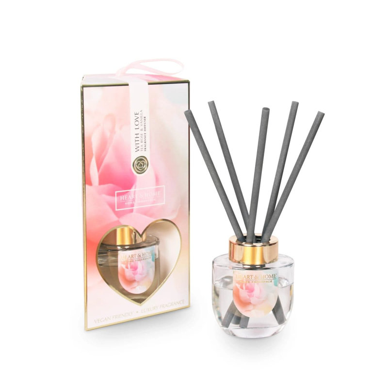 Alkinoi Reed Diffusers And Sticks, Plant/Floral, Pink