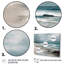 «Coastal Waves III - Modern Beach», art mural sur toile-88549754-88549762