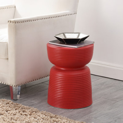 Biali Ceramic Accent Stool