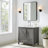 Catrine 36'' Single Bathroom Vanity with Engineered Stone Top