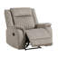 Ensemble de canapés contemporain 3 pièces pour salon, canapé inclinable, causeuse, fauteuil, revêtement en microfibre couleur tourterelle, mobilier confortable en bois massif-379560611