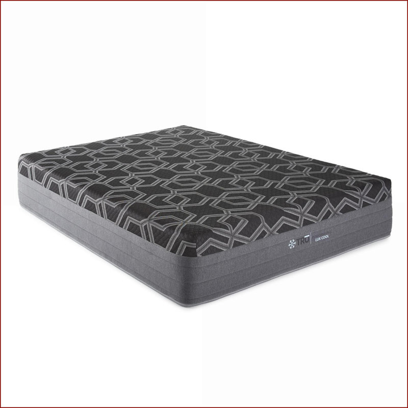 Mattresses, 14'' Ultra Plush Twin XL Mattress with Cooling Ice Cover &amp; Copper-Infused Foam | CertiPur-US | Made in USA | Black | Foam