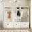 Malena Hall Tree 83.1'' Wide with Bench and Shoe Storage