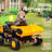 Kids Ride On Dump Truck, 12V Ride on Car w/ Electric Dump Bed, Shovel