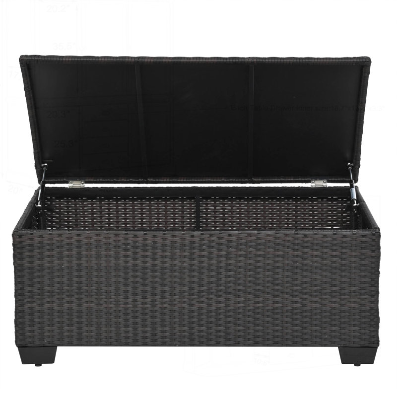 Ensemble de mobilier d'extérieur pour la construction robuste et polyvalent, Bleu très foncé