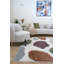 Moodi Modern Shaggy Area Rug Abstract Pebble Design-122009885-122425692