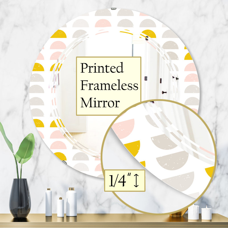 Miroir mural Pastel, 31,5 po x 31,5 po