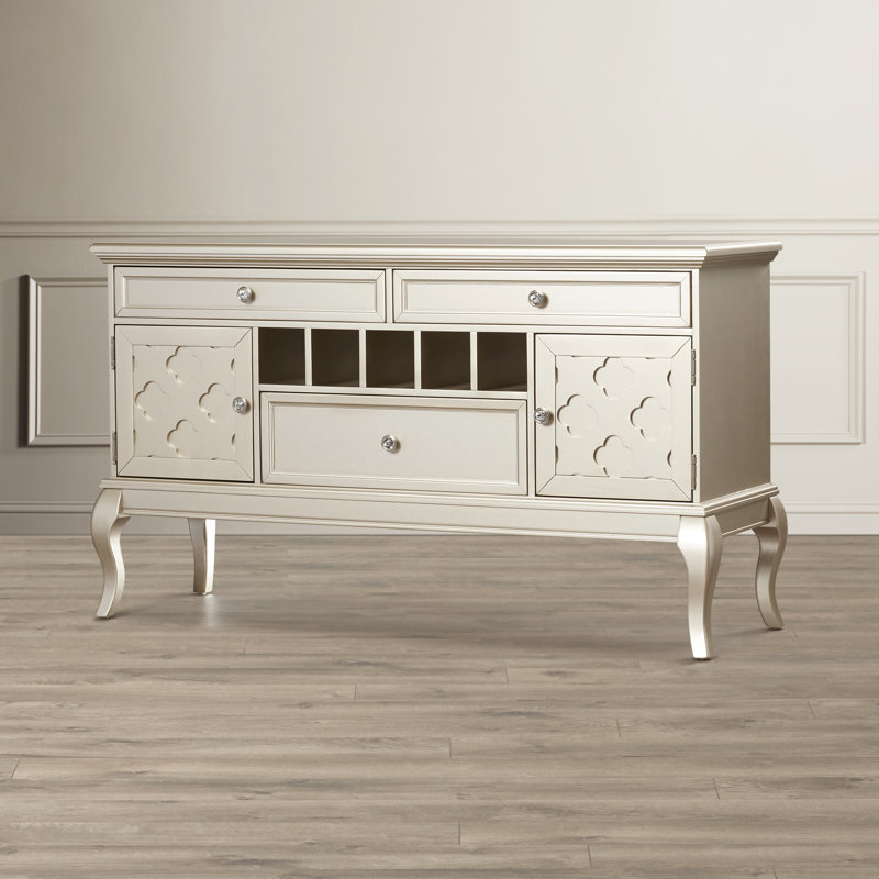 Didcot 60" Wide 3 Drawer Sideboard, Champagne